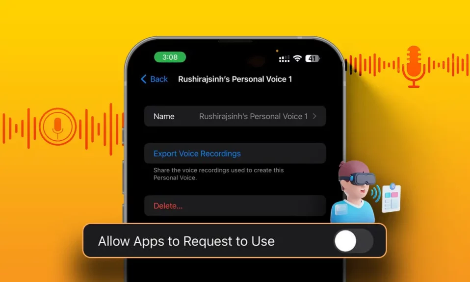 Store Personal Voice on iPhone in iOS 17