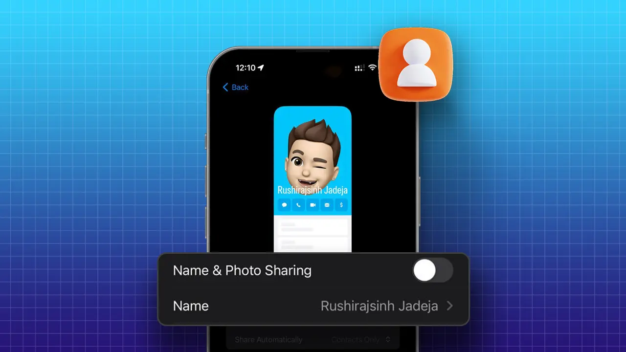 Turn Off Name and Photo Sharing on iPhone in iOS 17