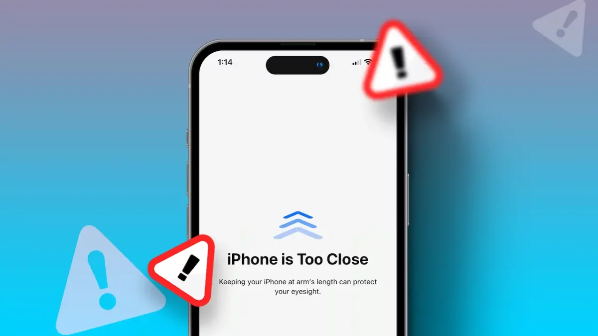 fix iPhone is too close error