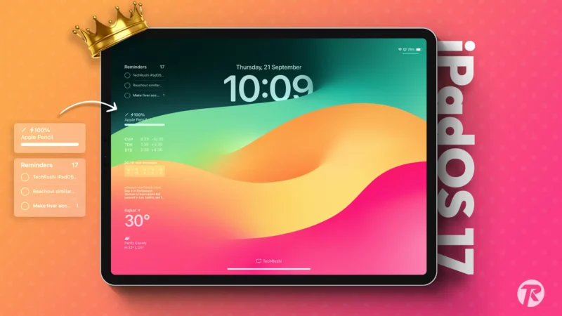 How to Add Widgets to Your iPad’s Lock Screen with iPadOS 17