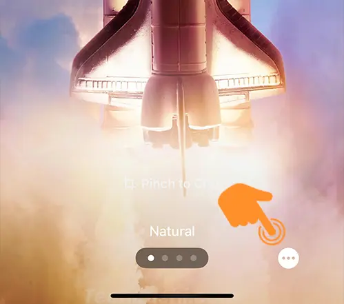 Click on Lock screen settings icon