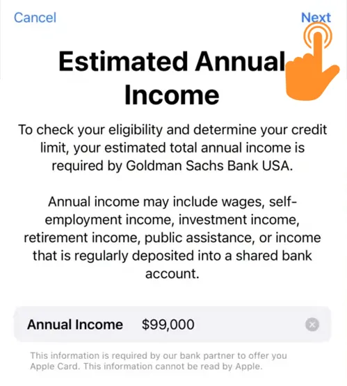 Enter Your Estimated Annual Income