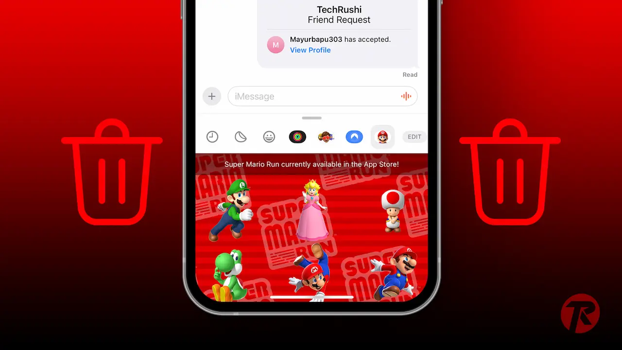4 Ways To Delete Stickers On IPhone TechRushi 4-ways-to-delete-stickers-on-iphone-techrushi