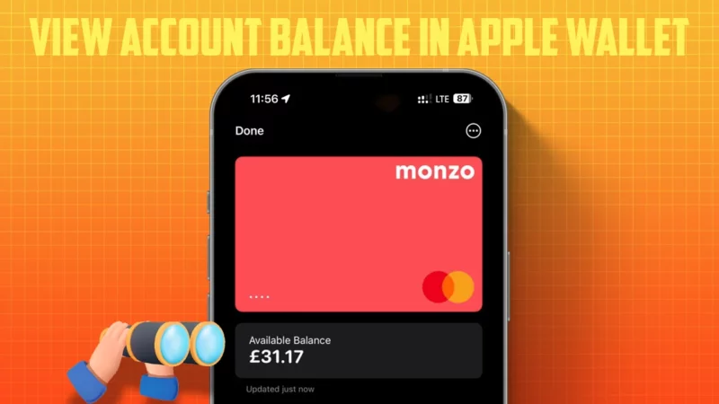 How to View Bank Account Balance in Apple Wallet [UK Only]