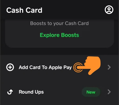 Tap on Add Card to Apple Pay