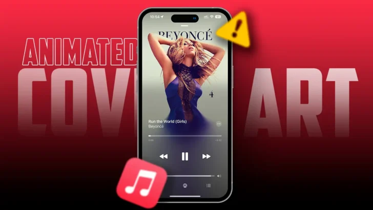 how to fix Apple Music Animated Cover Art Not Working