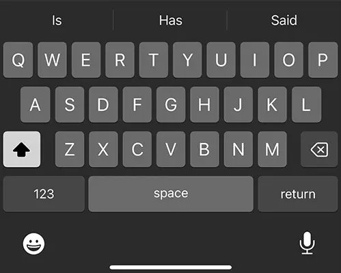 iPhone keyboards