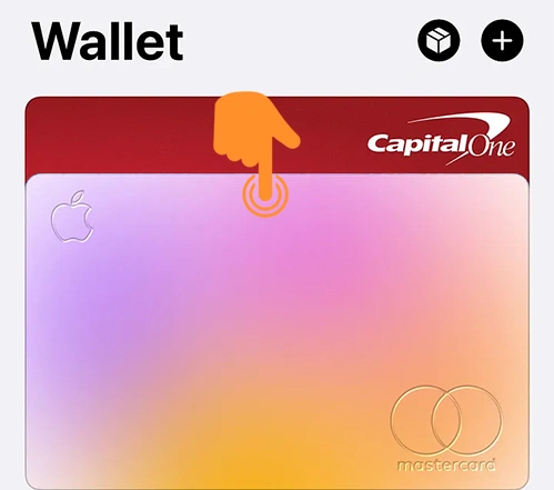 Choose Apple Card from Apple Pay