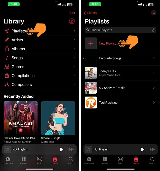 Create Custom Apple Music Playlist 1