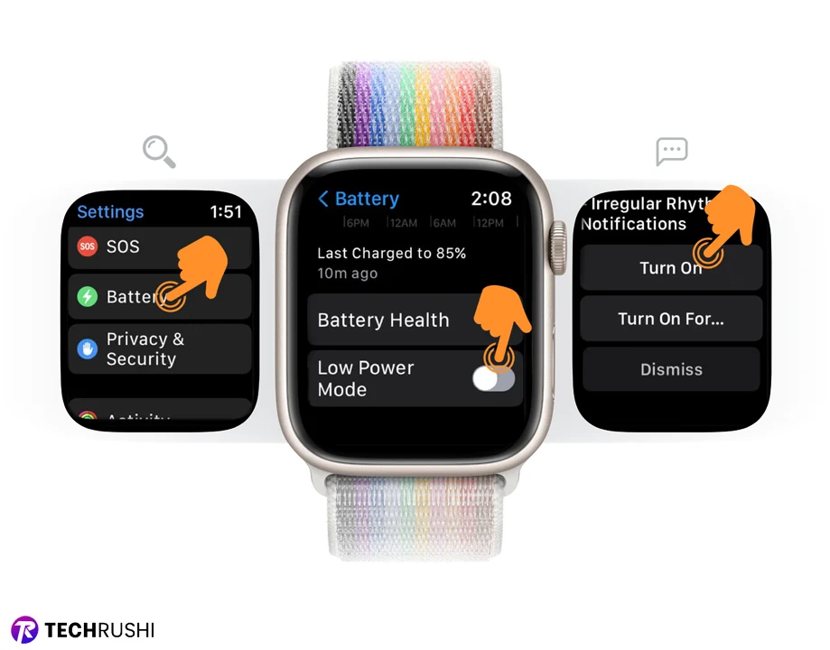 Enable Low Power Mode on Apple Watch