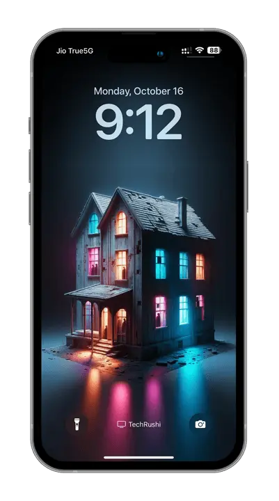 Spooky House at Night Wallpaper by TechRushi.com