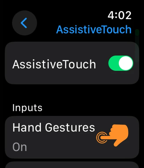 Tap on Hand Gestures to Use Double Tap Gesture
