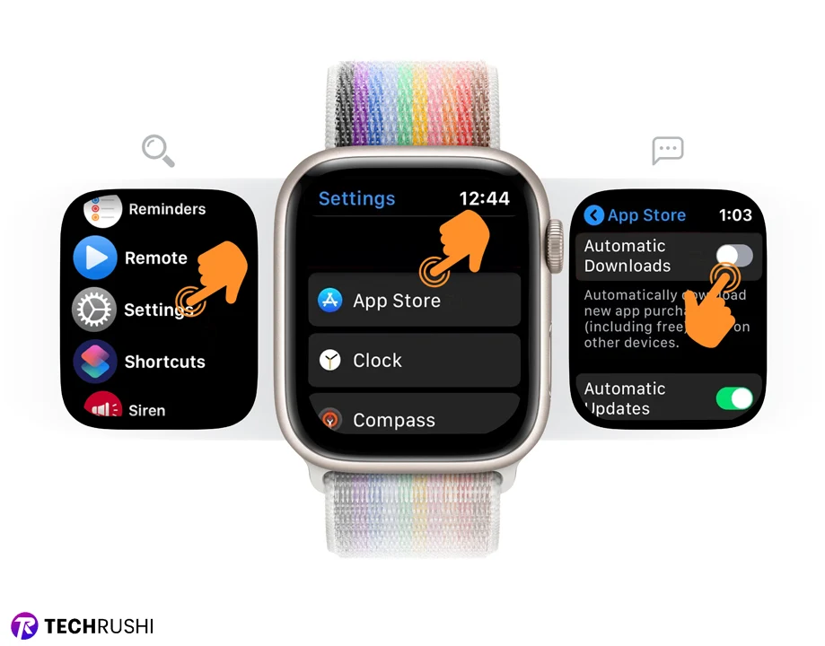Turn off Automatic Downloads on Apple Watch
