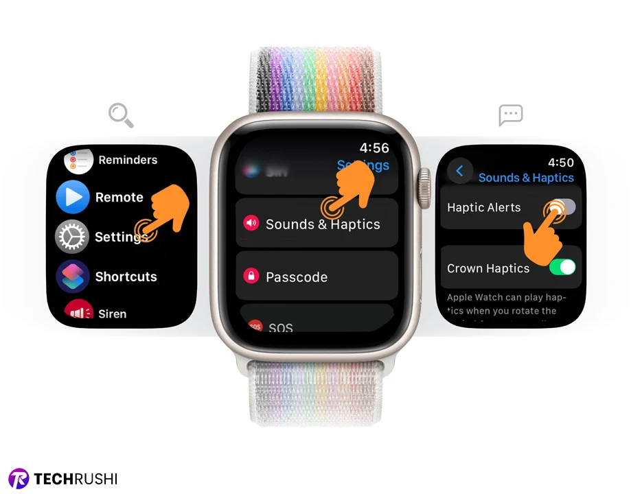 Turn off Haptic Alerts on Apple Watch
