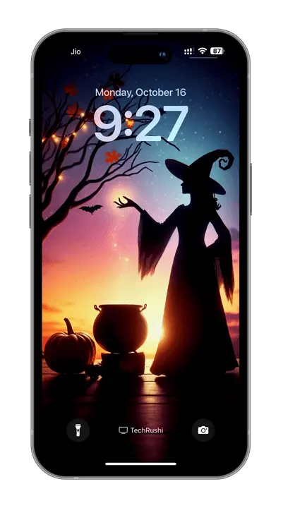 Witch Brewing Potions Wallpaper by TechRushi.com