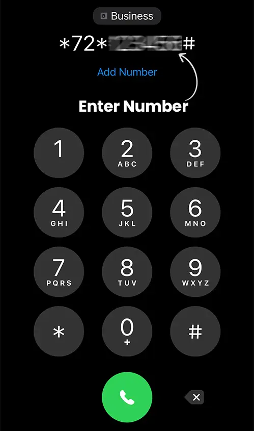 Enable Call Forwarding on iPhone using USSD Codes