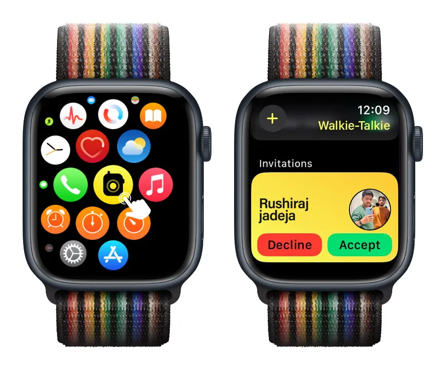 How to Accept Walkie-Talkie Invite on Apple Watch