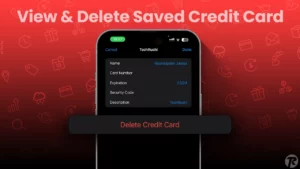 How to View and Delete Saved Credit Card Numbers in Safari on iPhone