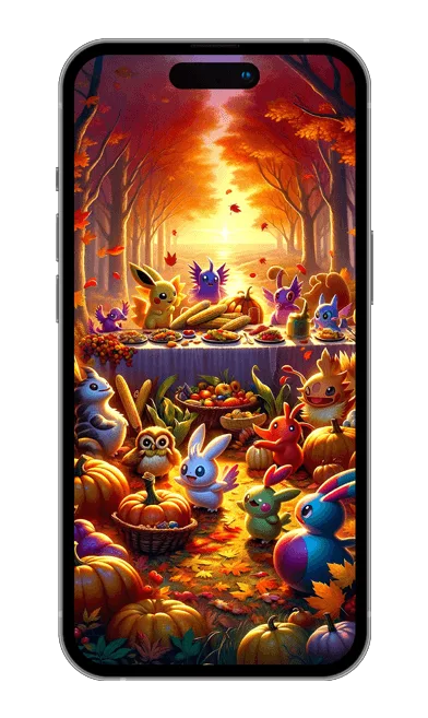 Pokémon Thanksgiving Wallpaper