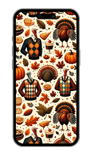 Preppy Thanksgiving Wallpaper