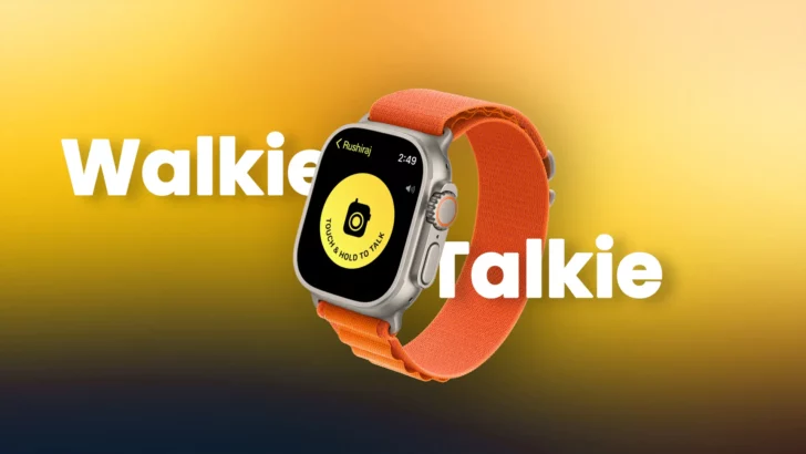 Walkie-Talkie On Apple Watch