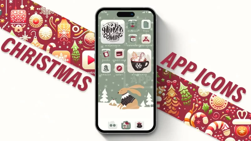 🎄5 Best Aesthetic Christmas App Icons for iPhone 🎅