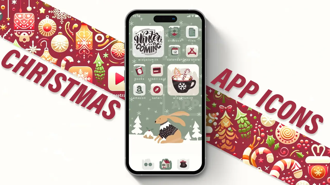 Best Aesthetic Christmas App Icons for iPhone