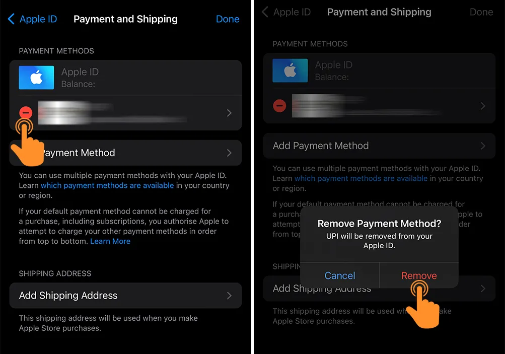 Change Apple ID Payment Method on iPhone 3