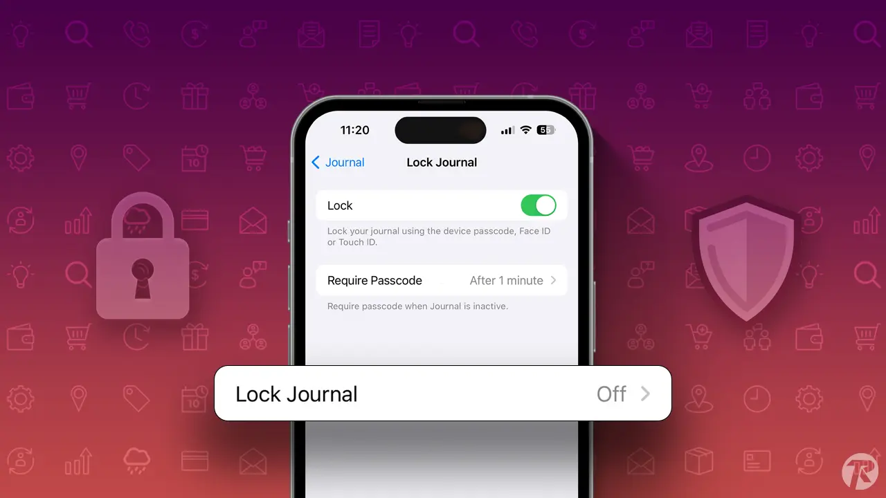 How to Lock Journal with Passcode or Face ID on iPhone-Recovered
