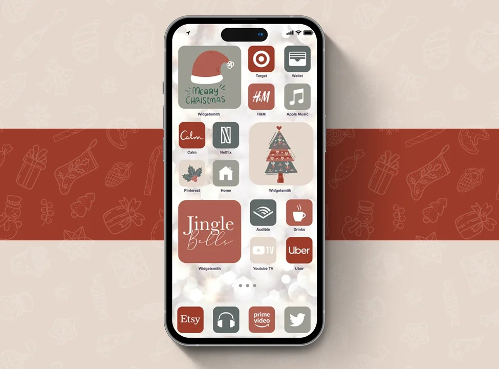 Vintage Aesthetic Christmas App Icons