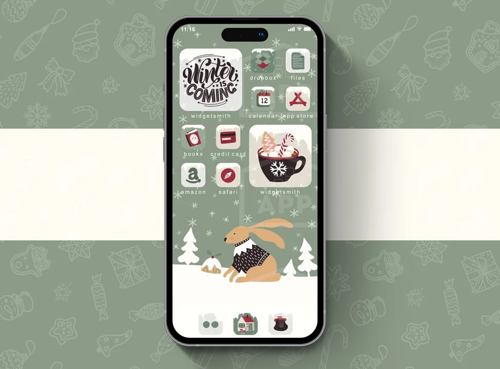 Winter Christmas App Icons