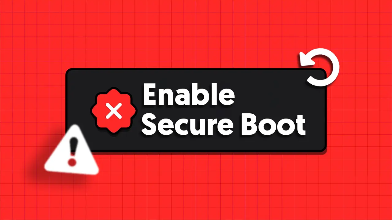 how to enable secure boot in windows