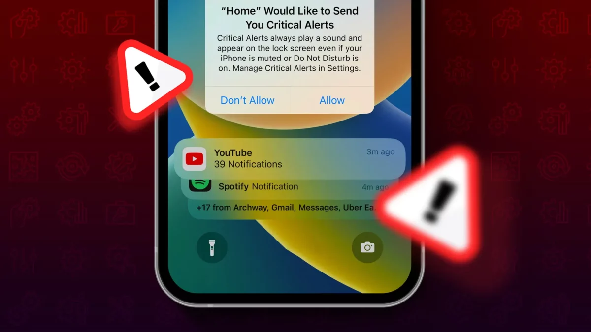 how to fix Home Would Like to Send You Critical Alerts on iPhone