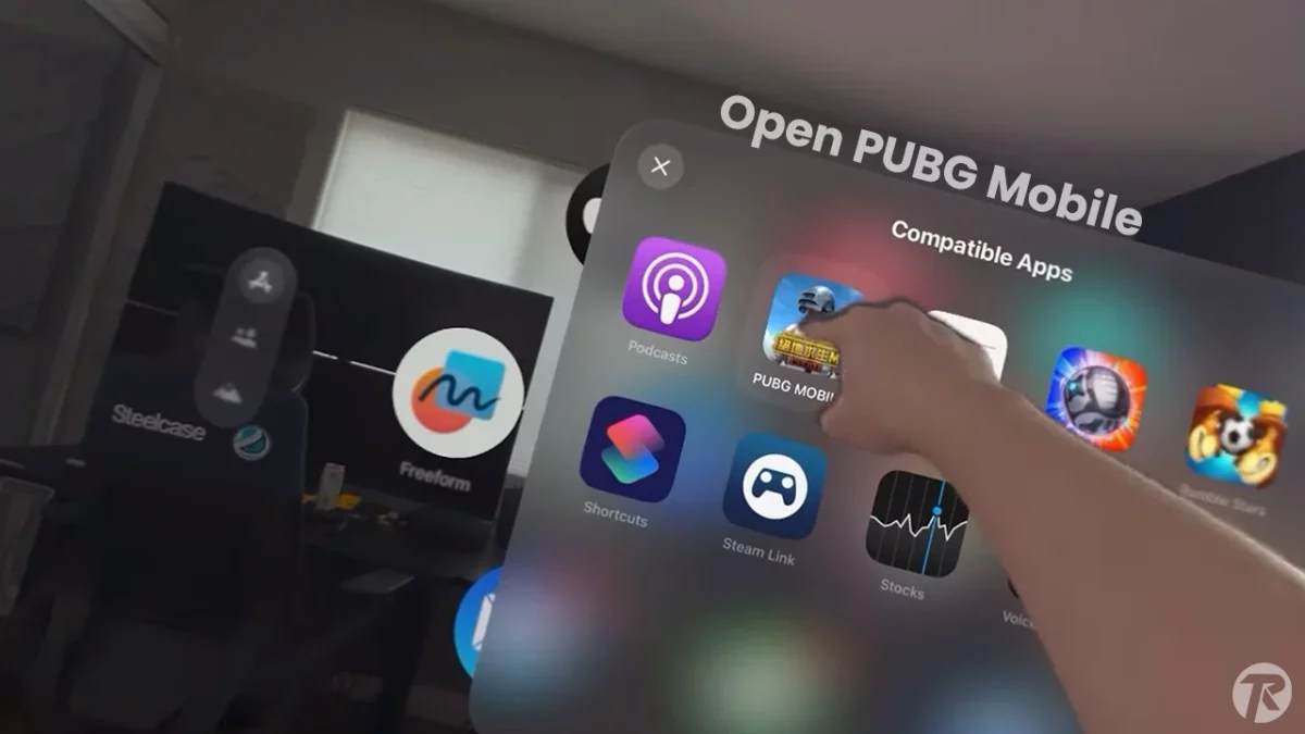 Play PUBG Mobile on Apple Vision Pro 1