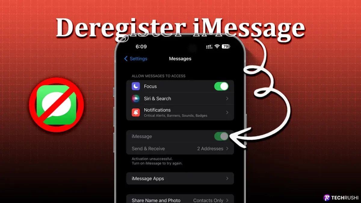 How to Deregister iMessage on an iPhone or online