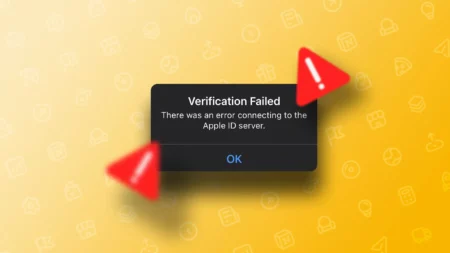 There Was An Error Connecting to the Apple ID Server