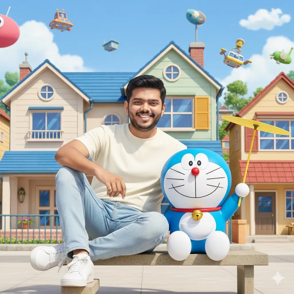 Doraemon Photo Editing Prompt 1