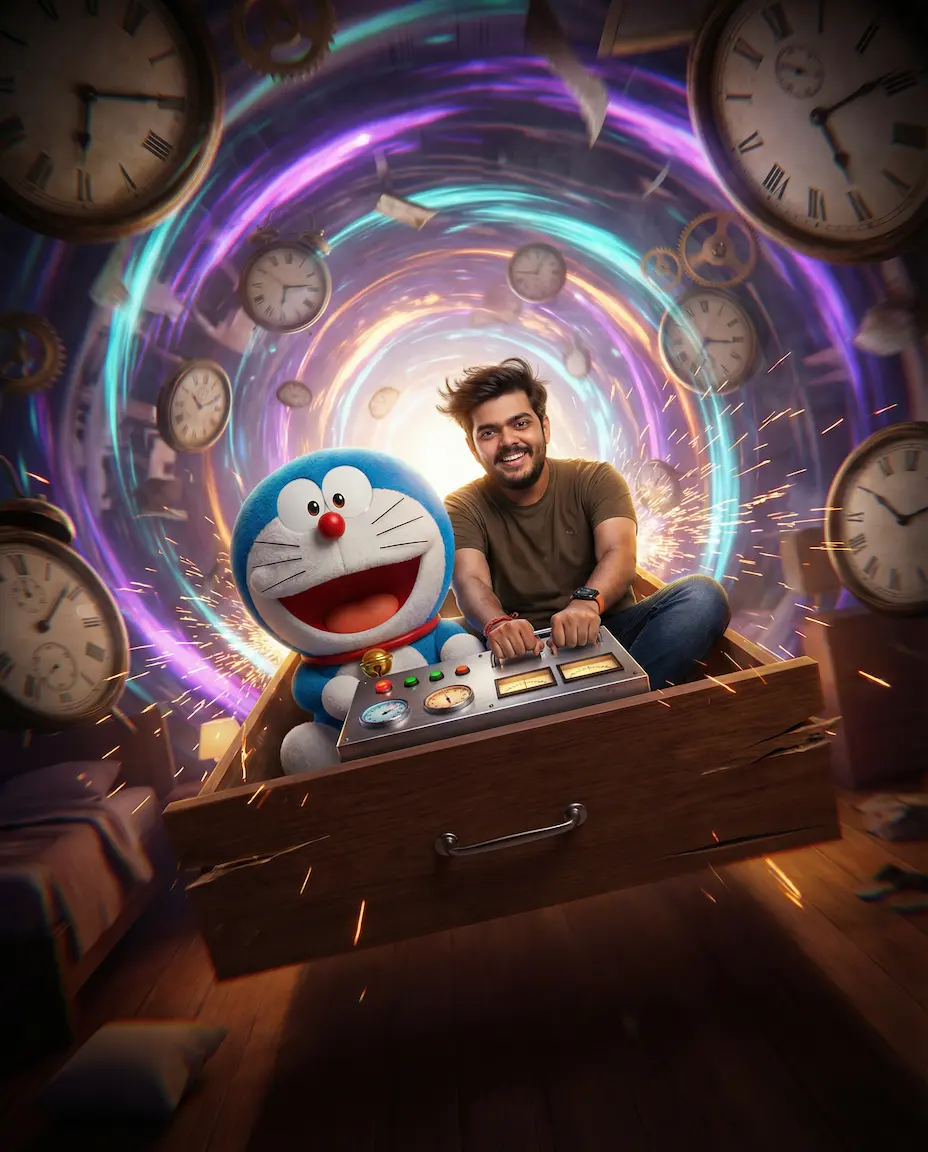 Doraemon Photo Editing Prompt 13