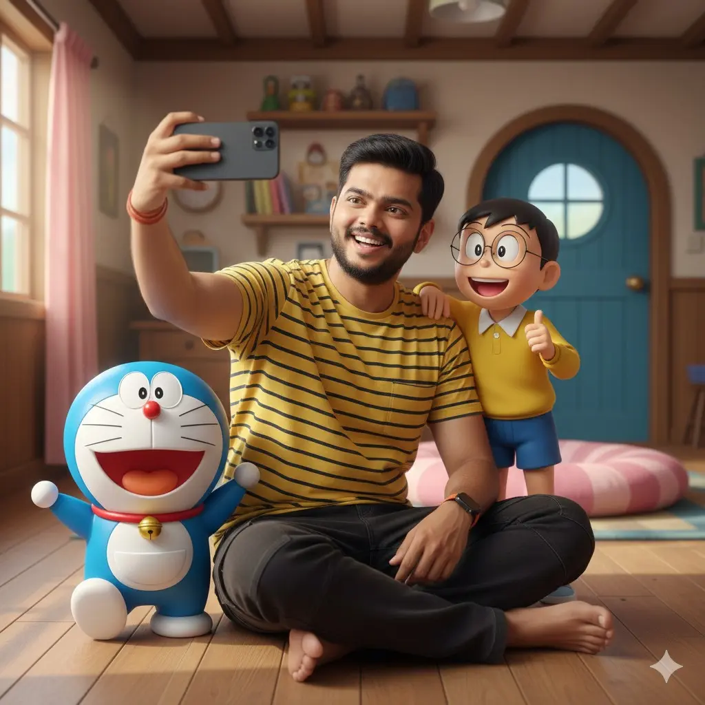 Doraemon Photo Editing Prompt 2