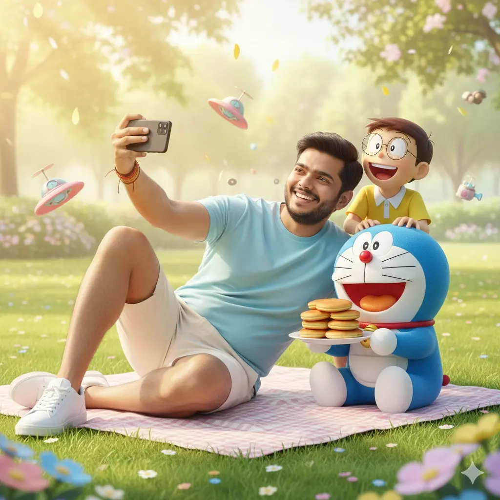 Doraemon Photo Editing Prompt 3