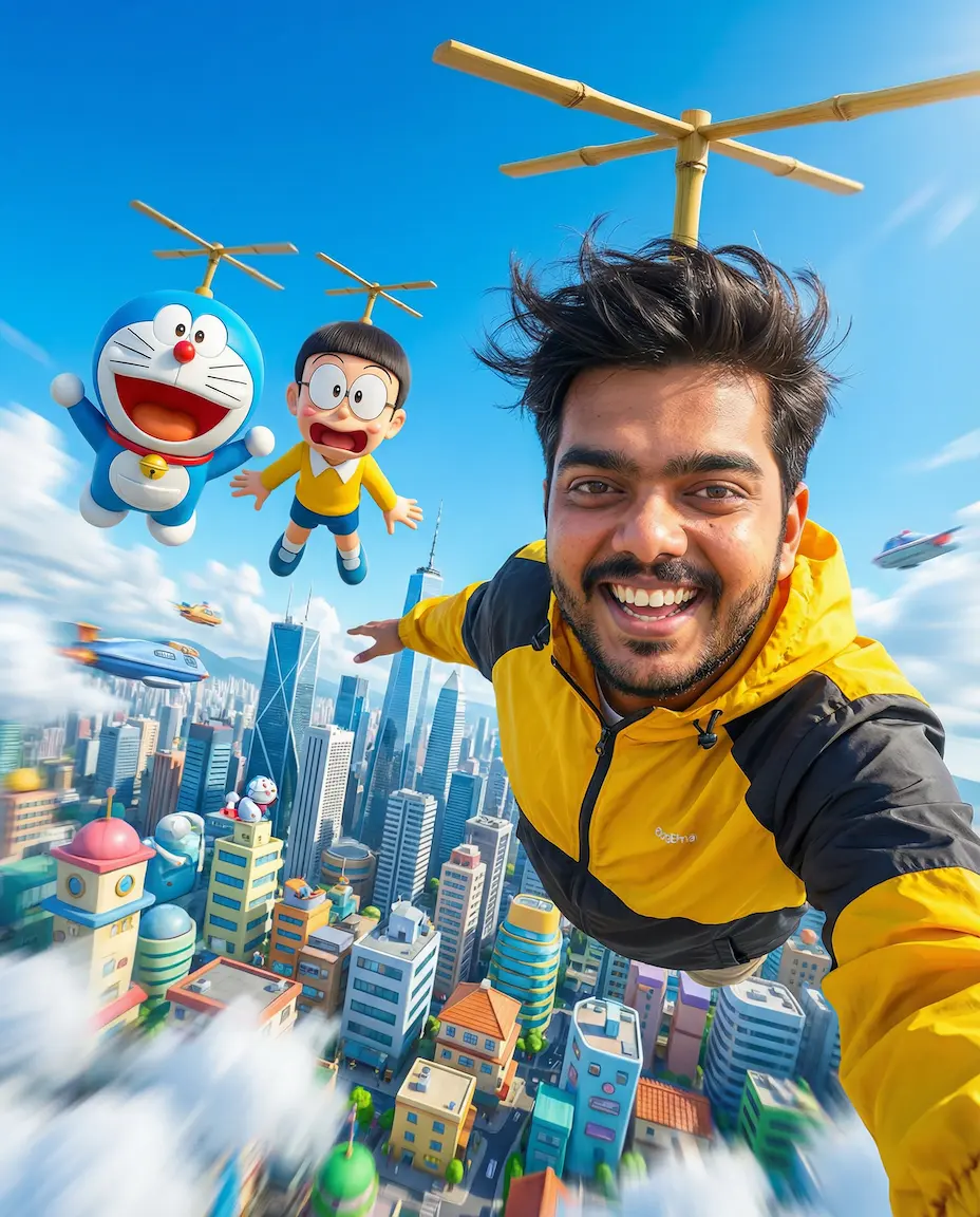 Doraemon Photo Editing Prompt 9